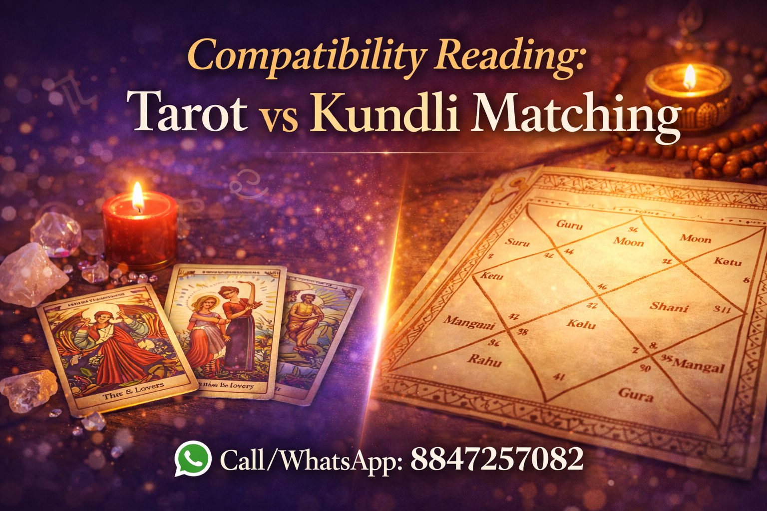 Compatibility Reading Tarot vs Kundli Matching