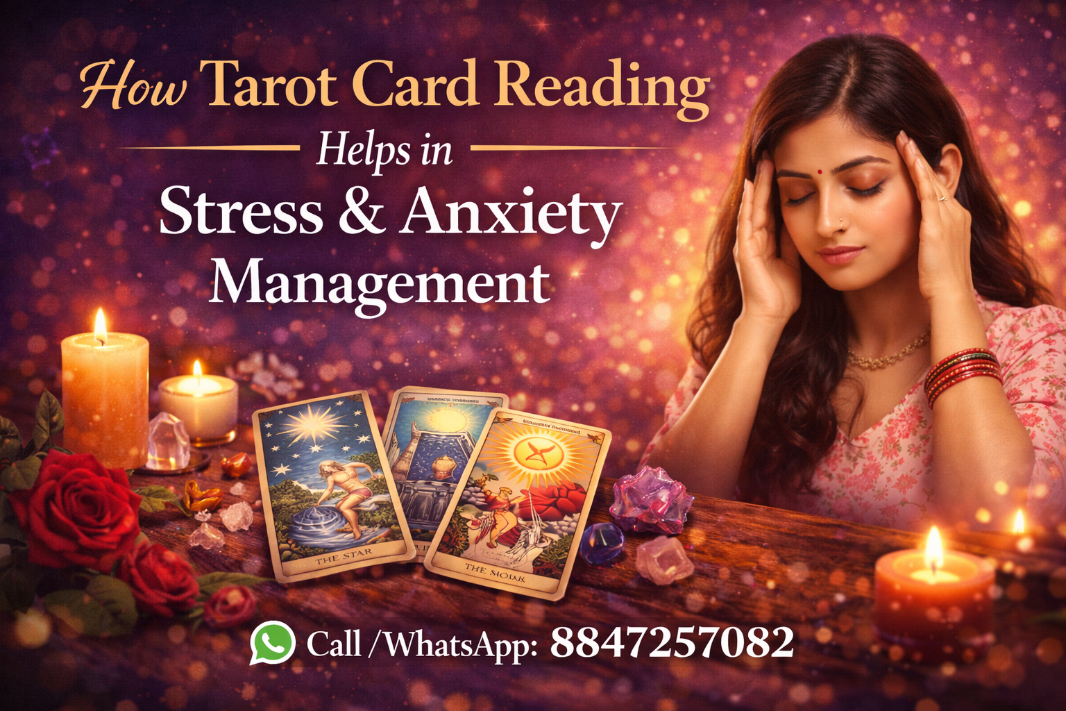 How Tarot Card Reading Helps in Stress & Anxiety Management