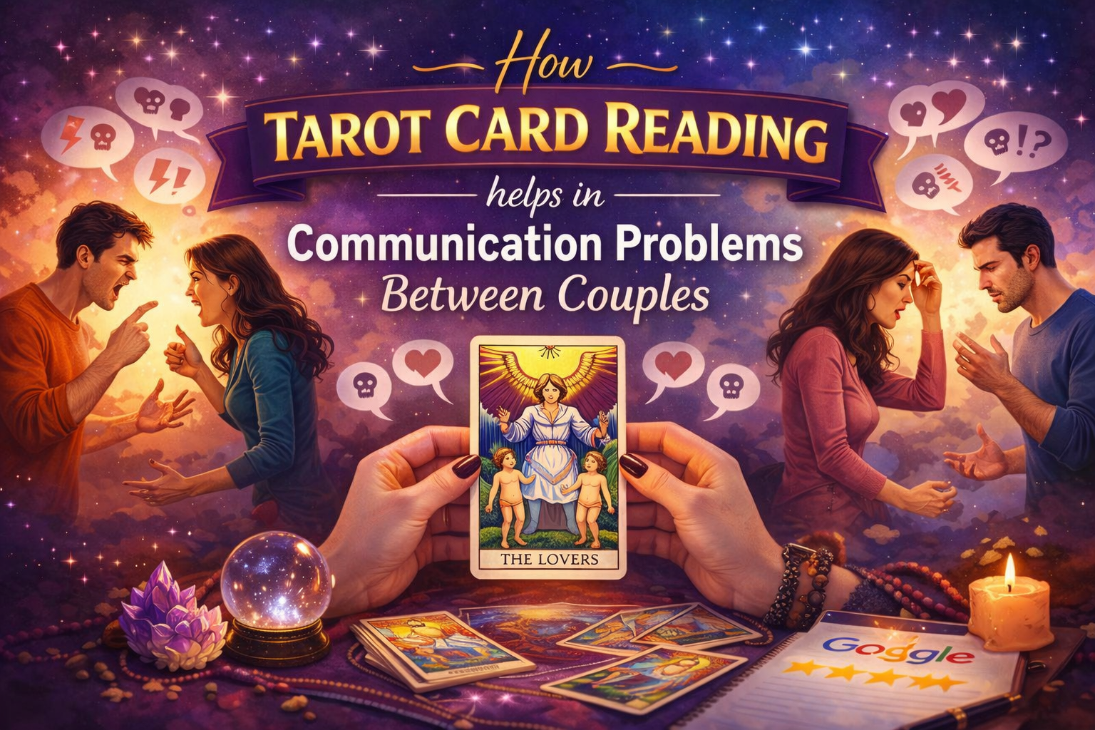 How Tarot Card Reading helps in Communication Problems Between Couples