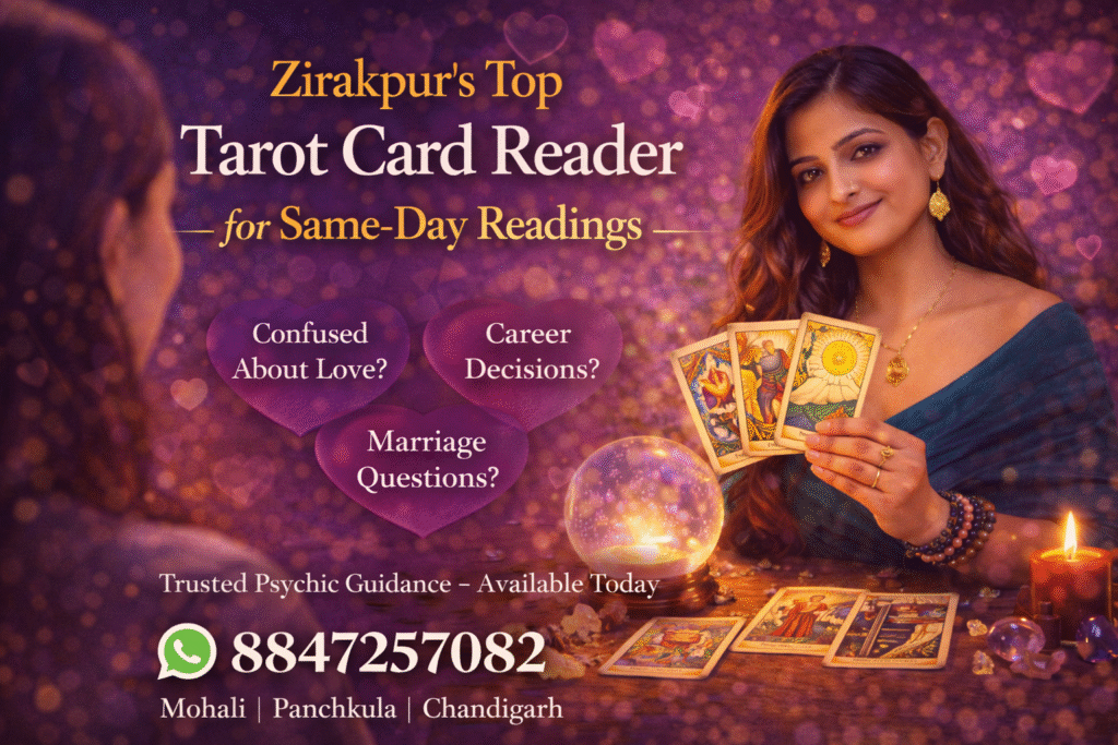 Top Tarot Card Reader in Zirakpur for Love, Career & Marriage