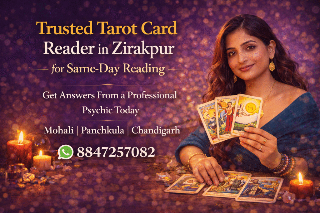 Trusted Tarot Card Reader in Zirakpur for Same-Day Reading
