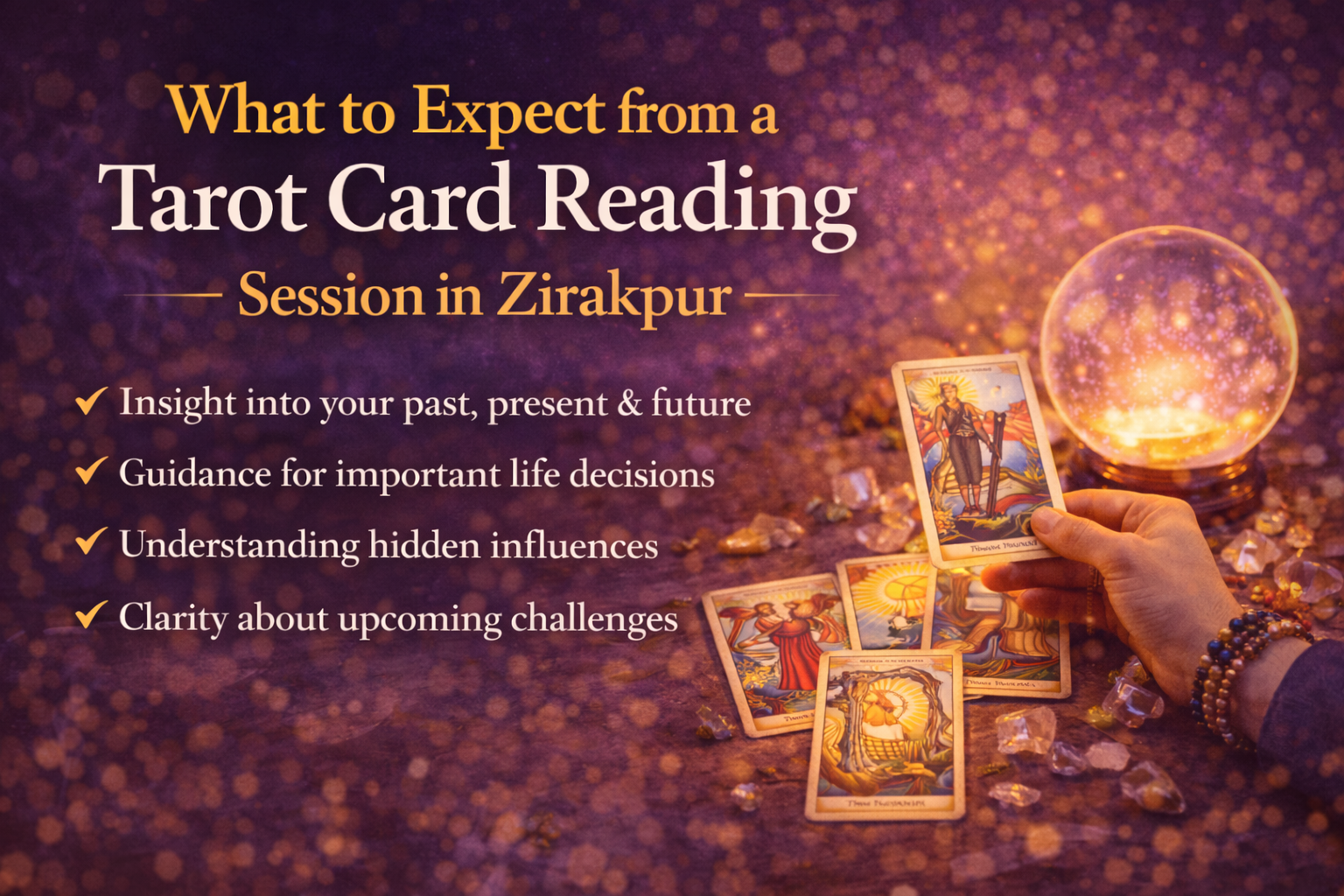 What to Expect from a Tarot Card Reading Session in Zirakpur